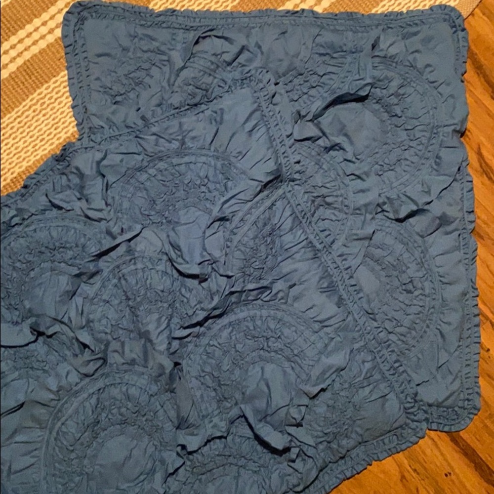 anthropologie rivulets euro sham wedgewood